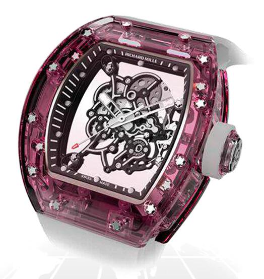 Replica Richard Mille RM055 SAPPHIRE "A55 PINK" Watch